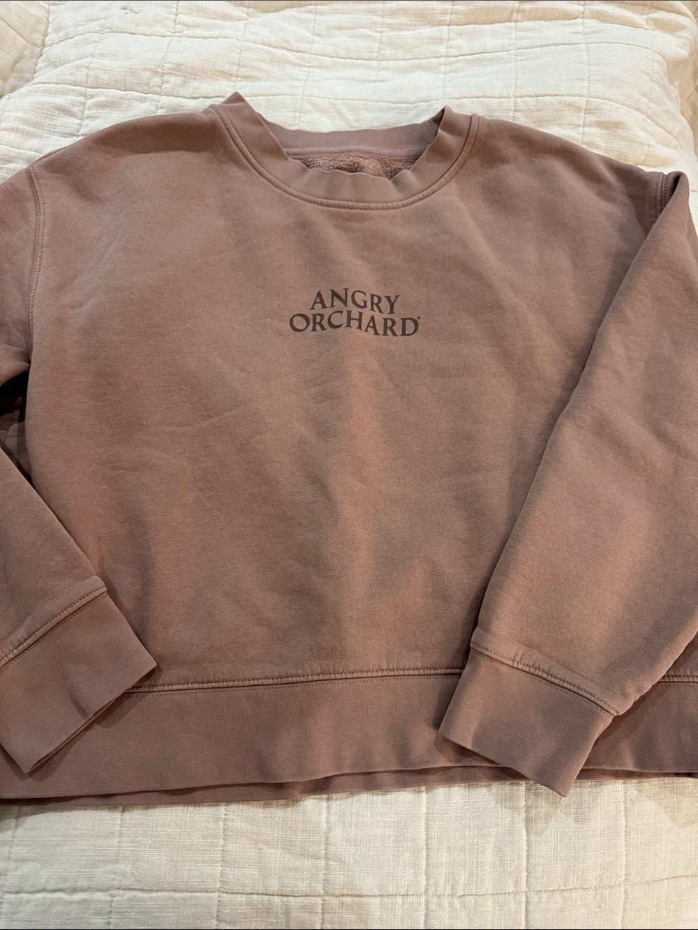 Mauve Pullover Crewneck Sweatshirt
